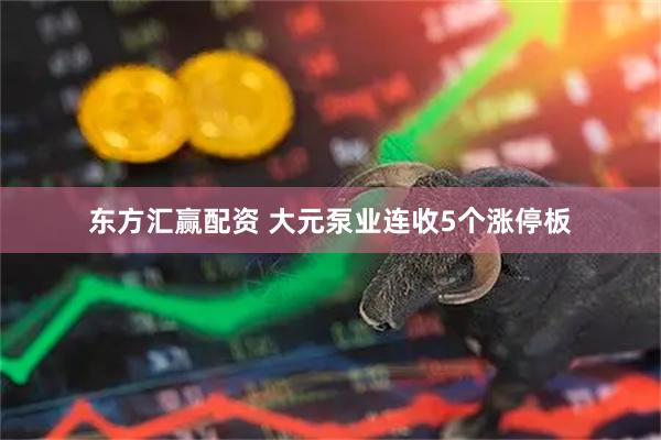 东方汇赢配资 大元泵业连收5个涨停板