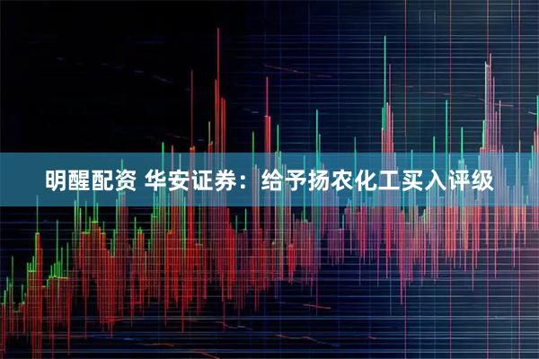 明醒配资 华安证券：给予扬农化工买入评级