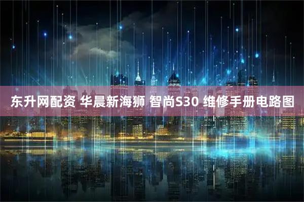 东升网配资 华晨新海狮 智尚S30 维修手册电路图